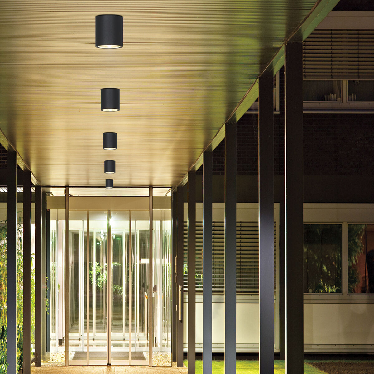 Sky LED 3.5 inch Marine Grey Outdoor Ceiling Mount, Small