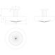 Macey LED 16 inch Harlow Bronze Semi-Flush Mount Ceiling Light