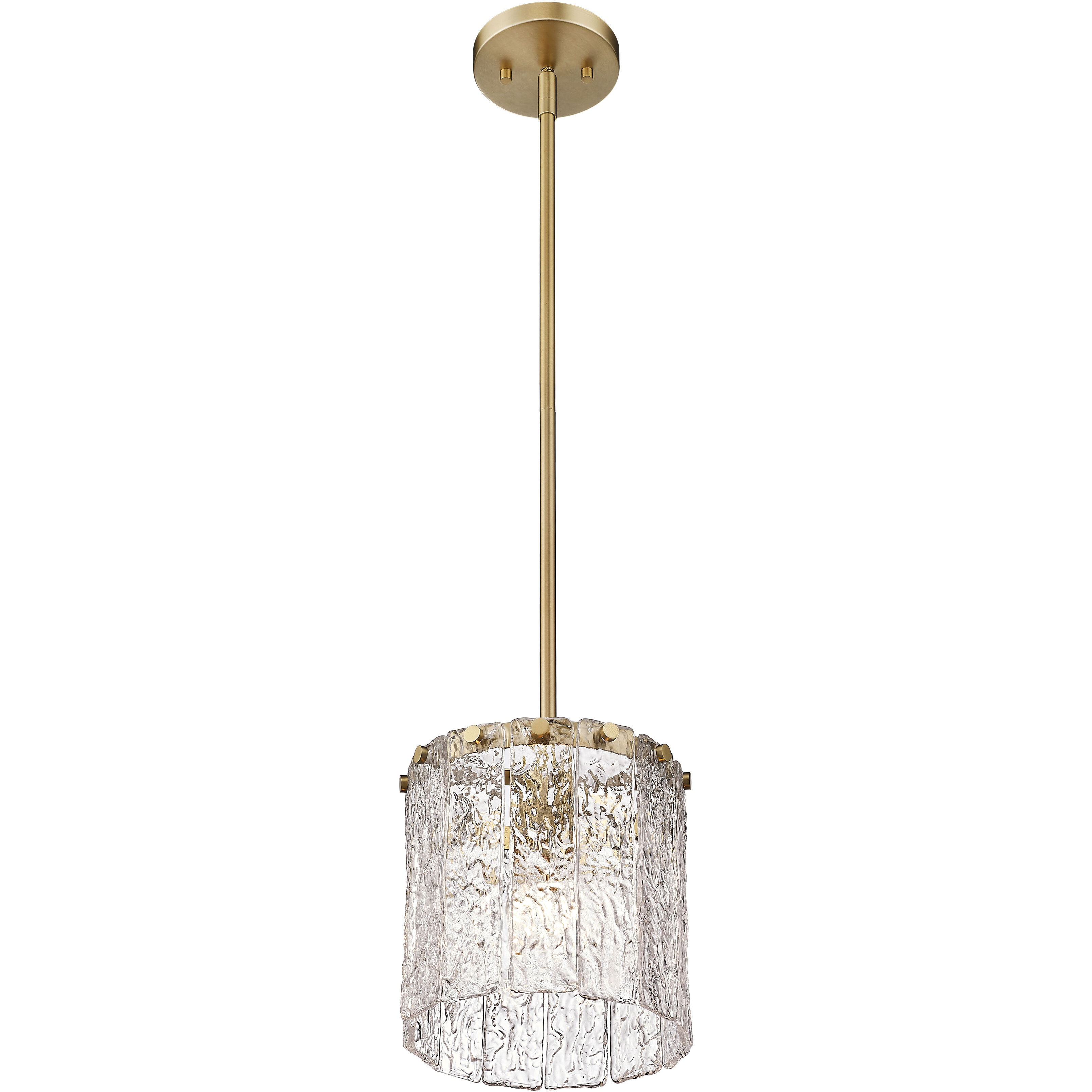 Glacier 1 Light 8.50 inch Pendant