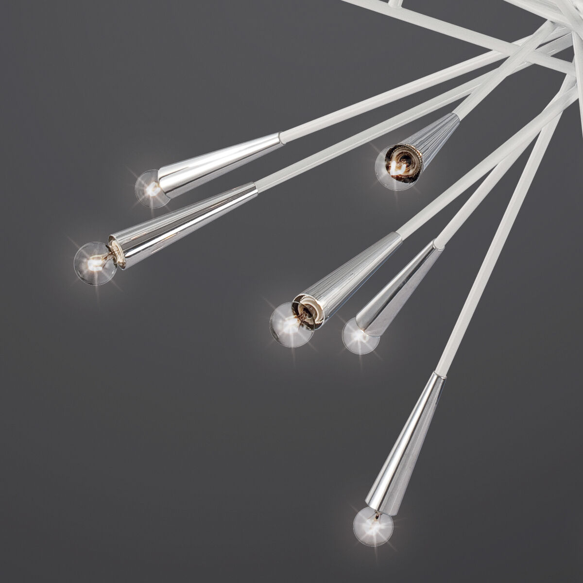 Zazu 28 Light 44 inch Chrome Pendant Ceiling Light 