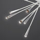 Zazu 28 Light 44 inch Chrome Pendant Ceiling Light 