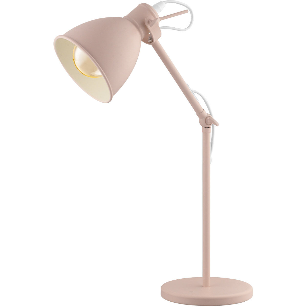 Priddy 17.05 inch 40.00 watt Pastel Apricot Desk Lamp Portable Light