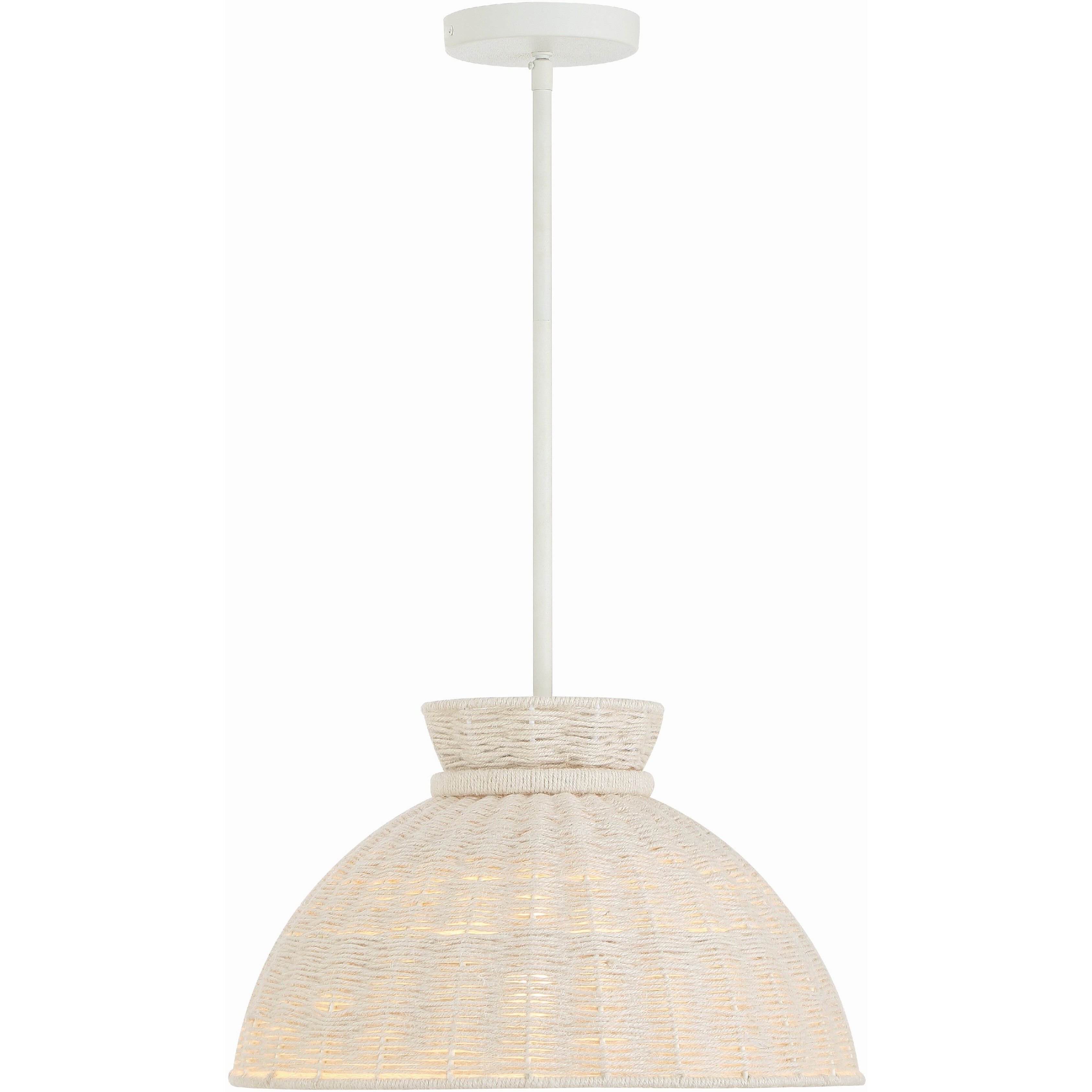 Reese 1 Light 16 inch Matte White Mini Chandelier Ceiling Light
