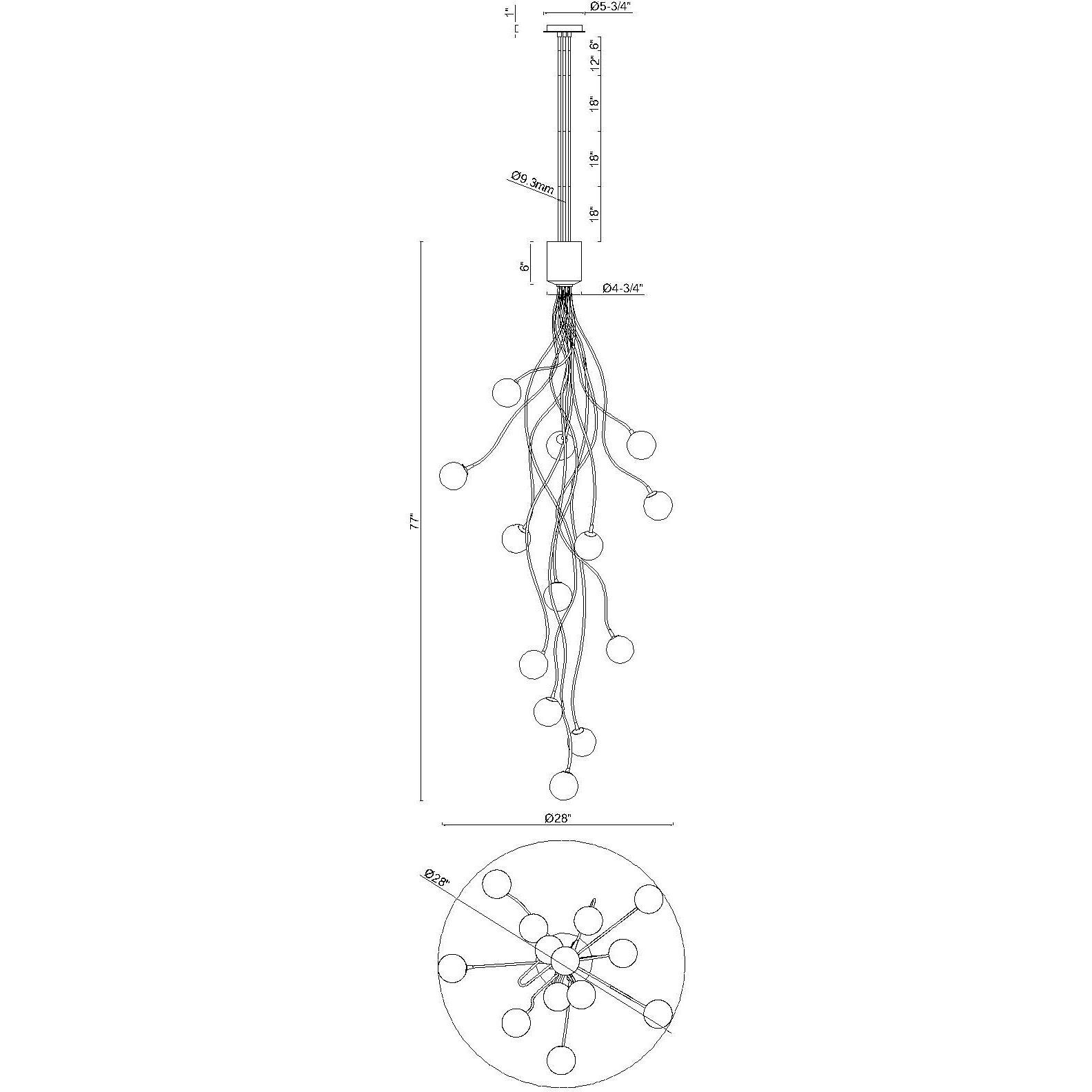 Athena LED 28 inch Antique Gold Chandelier Ceiling Light