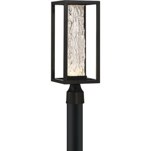 Ilya 1 Light 19 inch Satin Black Outdoor LED Post Light