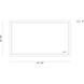 Eris 47 X 47 inch Mirror LED Mirror