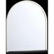 Serin 36 X 30 inch Satin Nickel-Black Mix LED Mirror in Satin Nickel/ Black