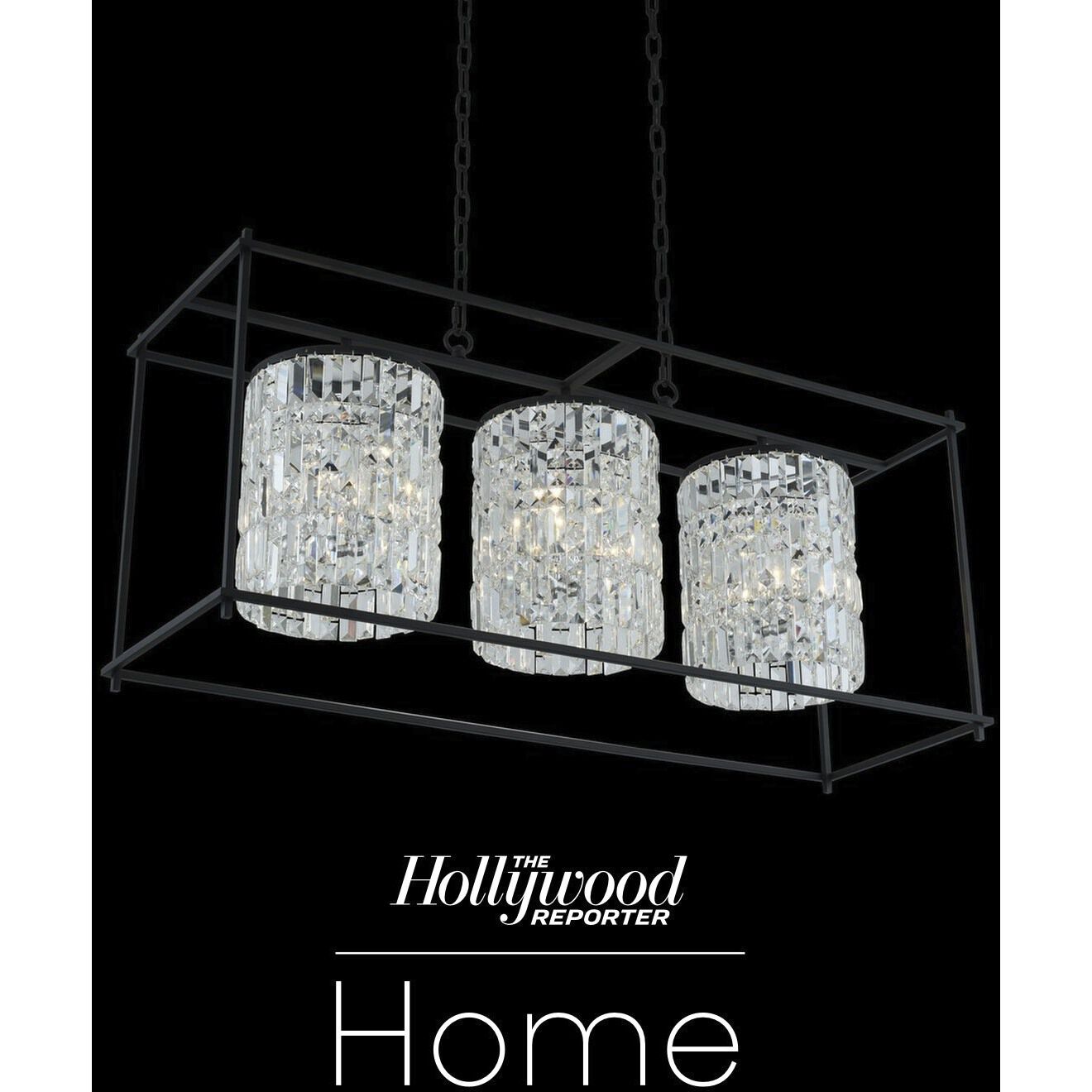 Joni Island Light Ceiling Light in Matte Black