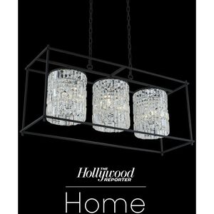 Joni Island Light Ceiling Light in Matte Black