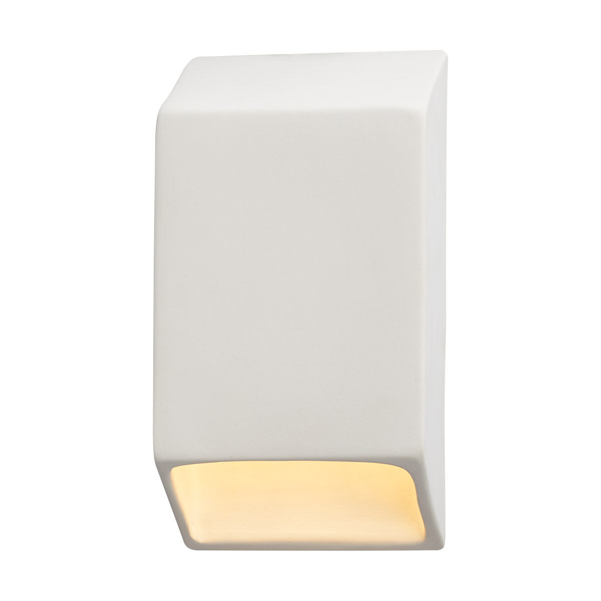 Ambiance LED 5 inch Gloss Black ADA Wall Sconce Wall Light, Closed Top Fixture, Tapered Rectangle