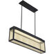 Coop LED 5 inch Sand Black Chandelier Ceiling Light, Small