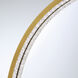 Cerissa 30 inch Gold Mirror