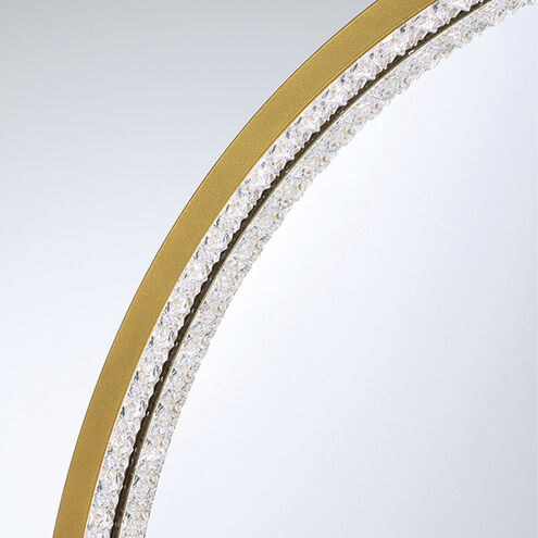 Cerissa 30 inch Gold Mirror