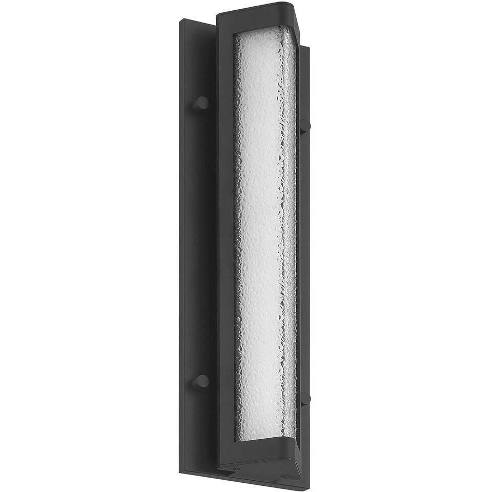Hy50 LED 16 inch Sand Black Outdoor Wall Sconce