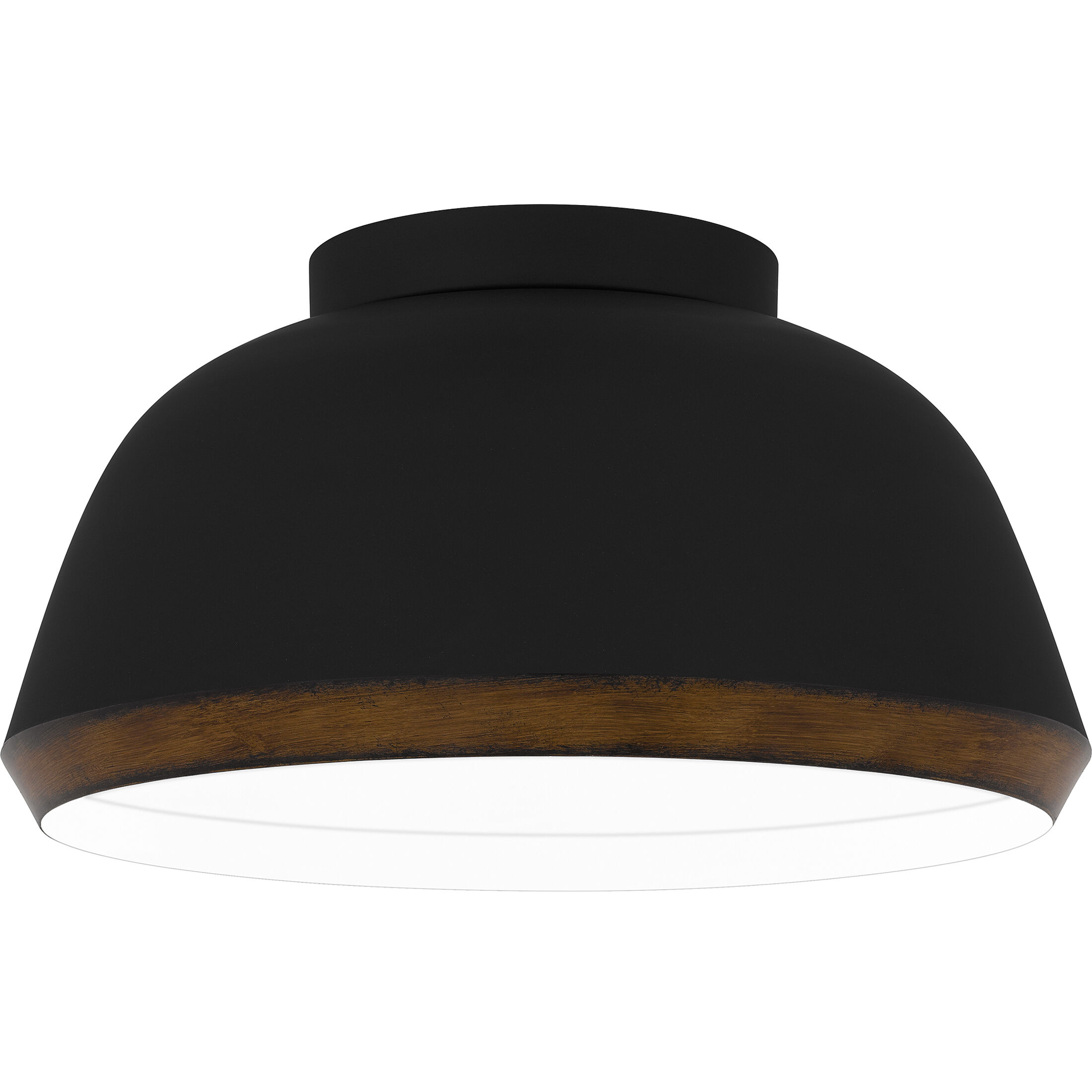 Tamara 3 Light 16 inch Matte Black Flush Mount Ceiling Light, Medium