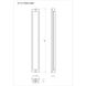 Tribek 1 Light 46 inch Black Outdoor Wall Sconce