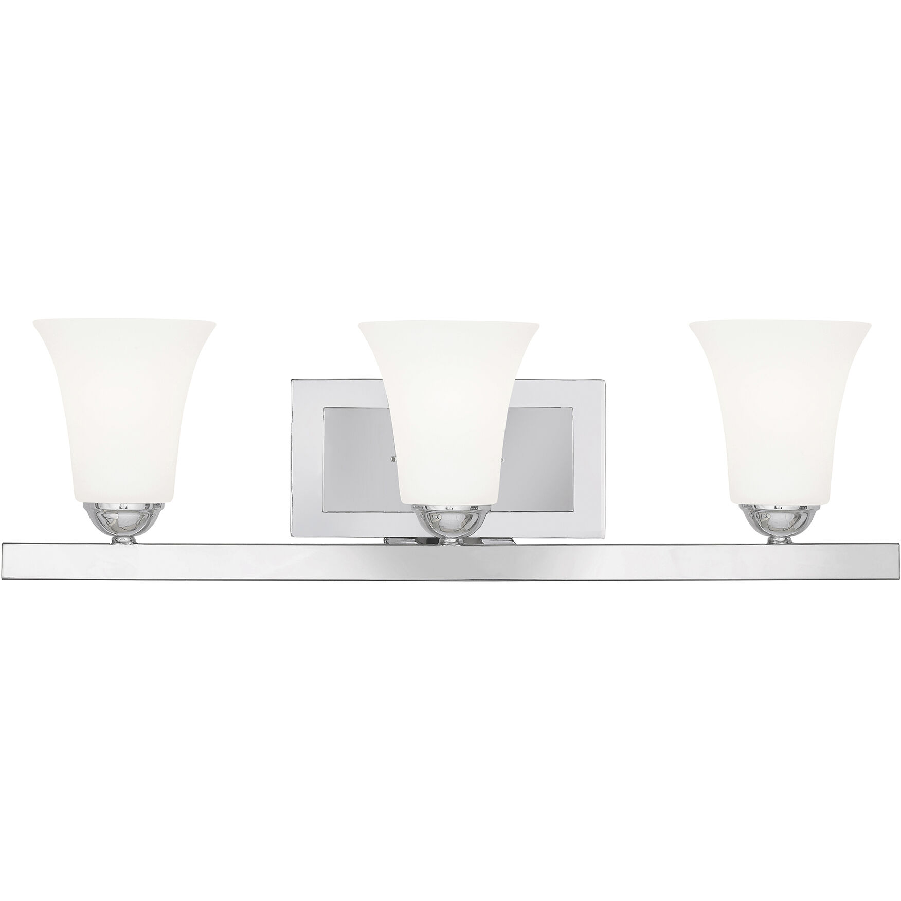 Ridgedale 3 Light 25 inch Polished Chrome Bath Vanity Wall Light