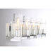 Pista LED 33.75 inch Black Vanity Light Wall Light