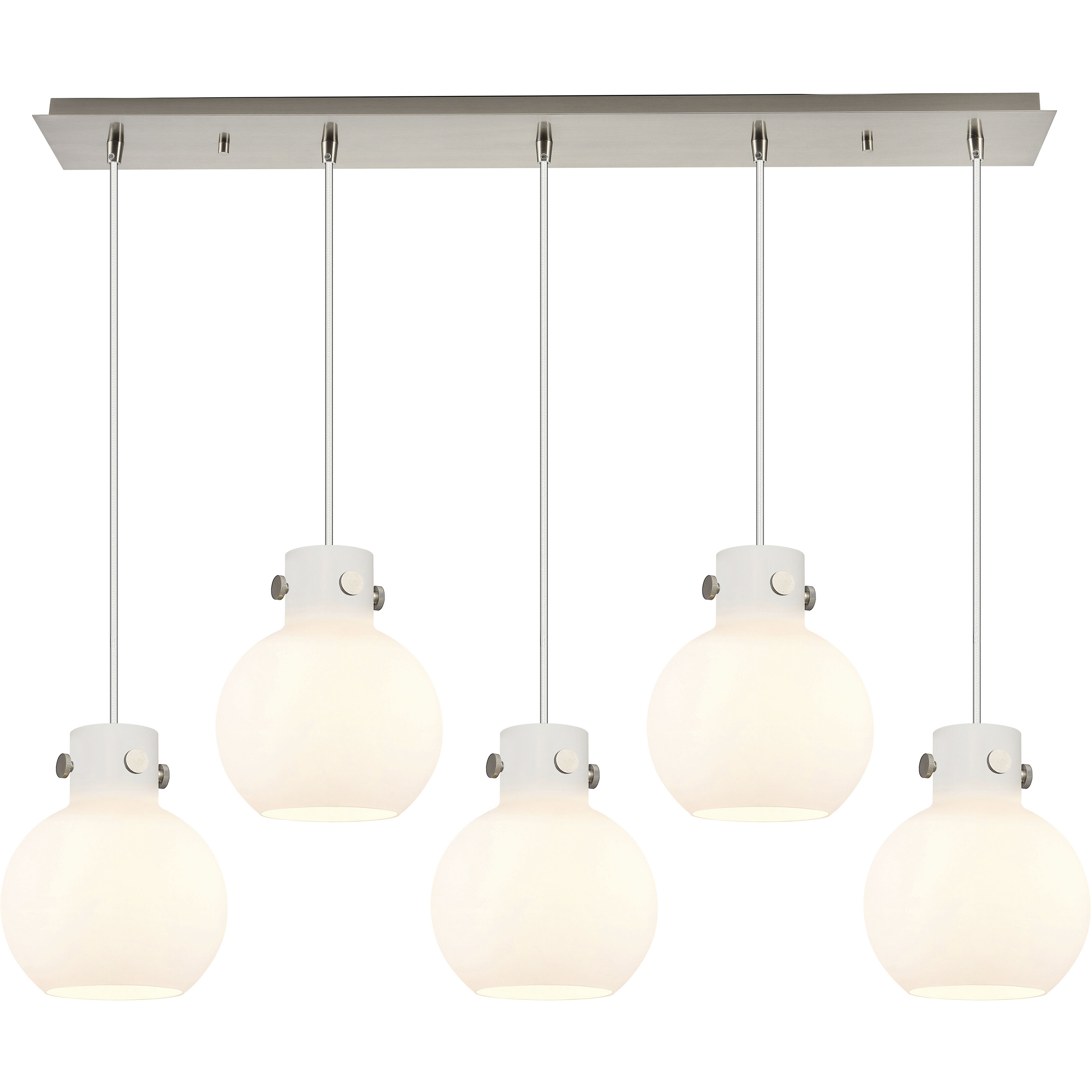 Newton Sphere 5 Light 39.75 inch Island Light