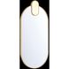 Mrissa 45 X 21 inch Gold LED Mirror