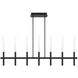 Benicio Linear Chandelier Ceiling Light in Black