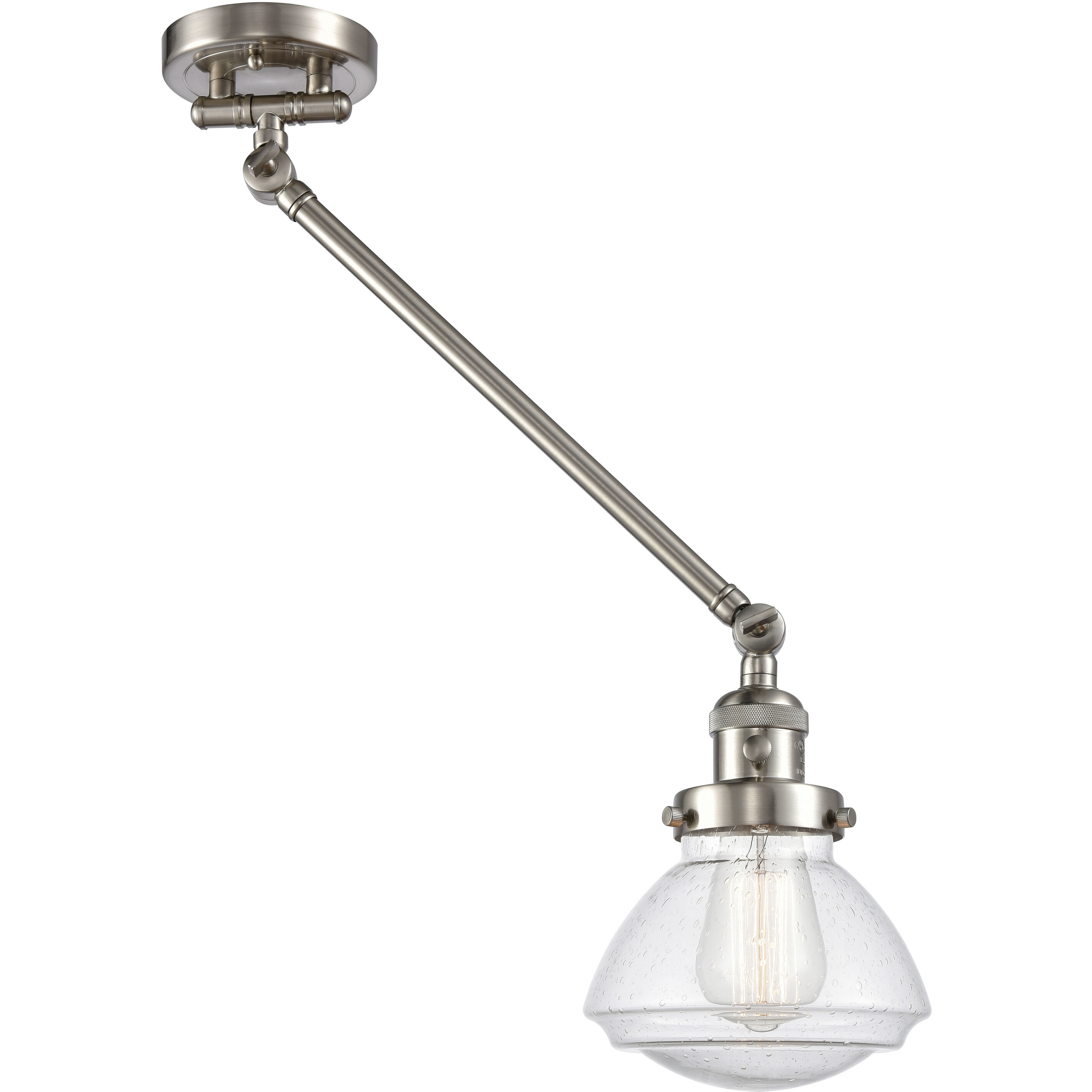 Olean 1 Light 8.75 inch Swing Arm Light/Wall Lamp