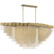 Bloomfield LED 28.5 inch Gold Chandelier Ceiling Light