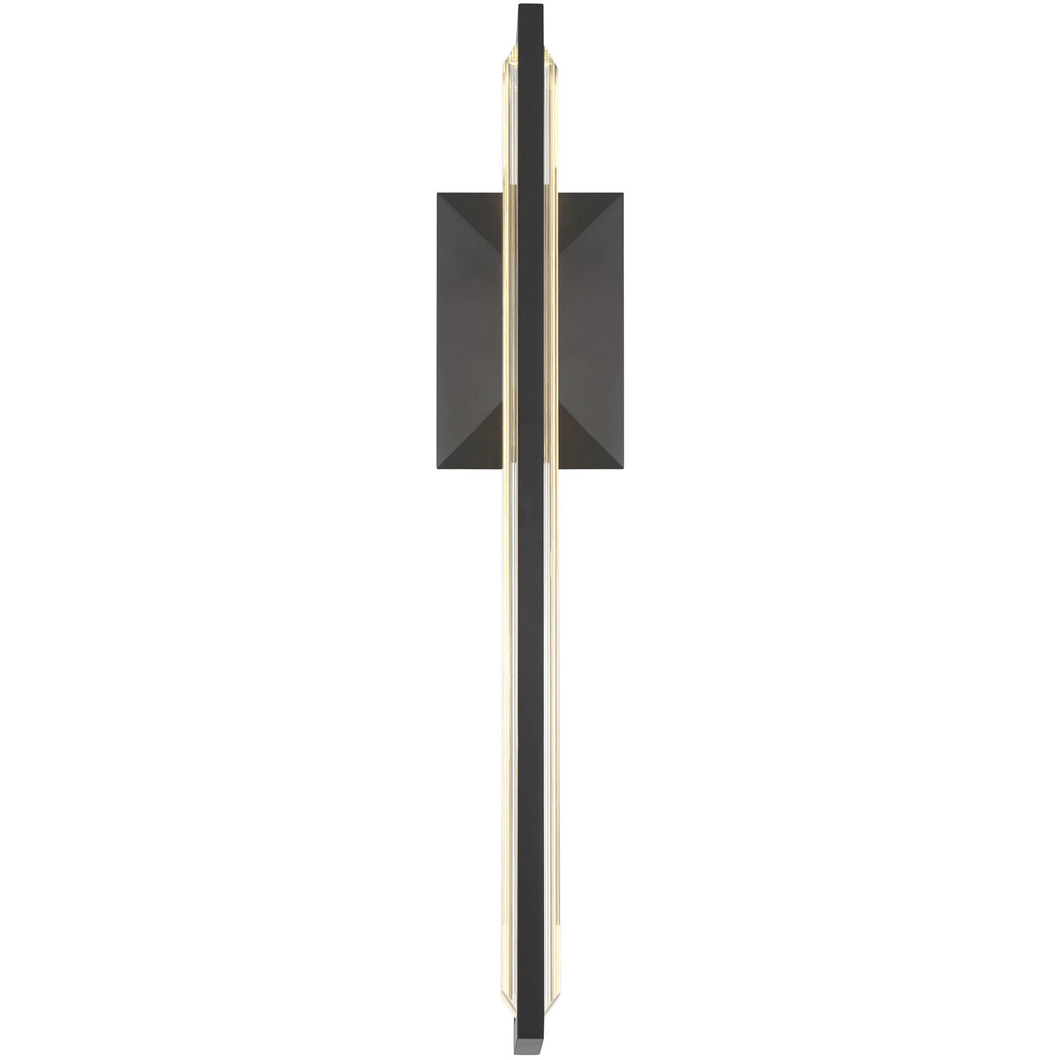 Aelin LED 24 inch Matte Black Outdoor Wall Sconce
