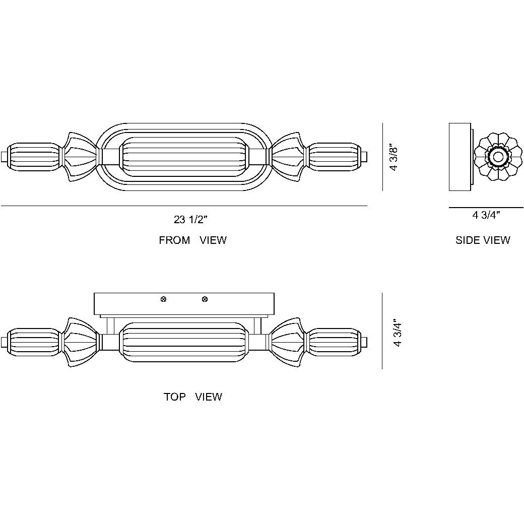Lansdowne 1 Light 22 inch Gold Vanity Light Wall Light