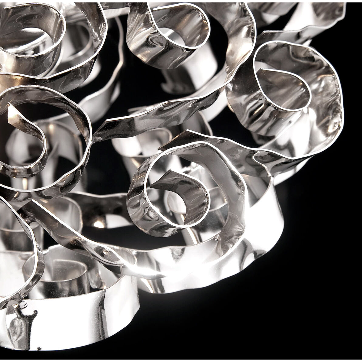 Grace 3 Light 14 inch Polished Nickel Chandelier Ceiling Light