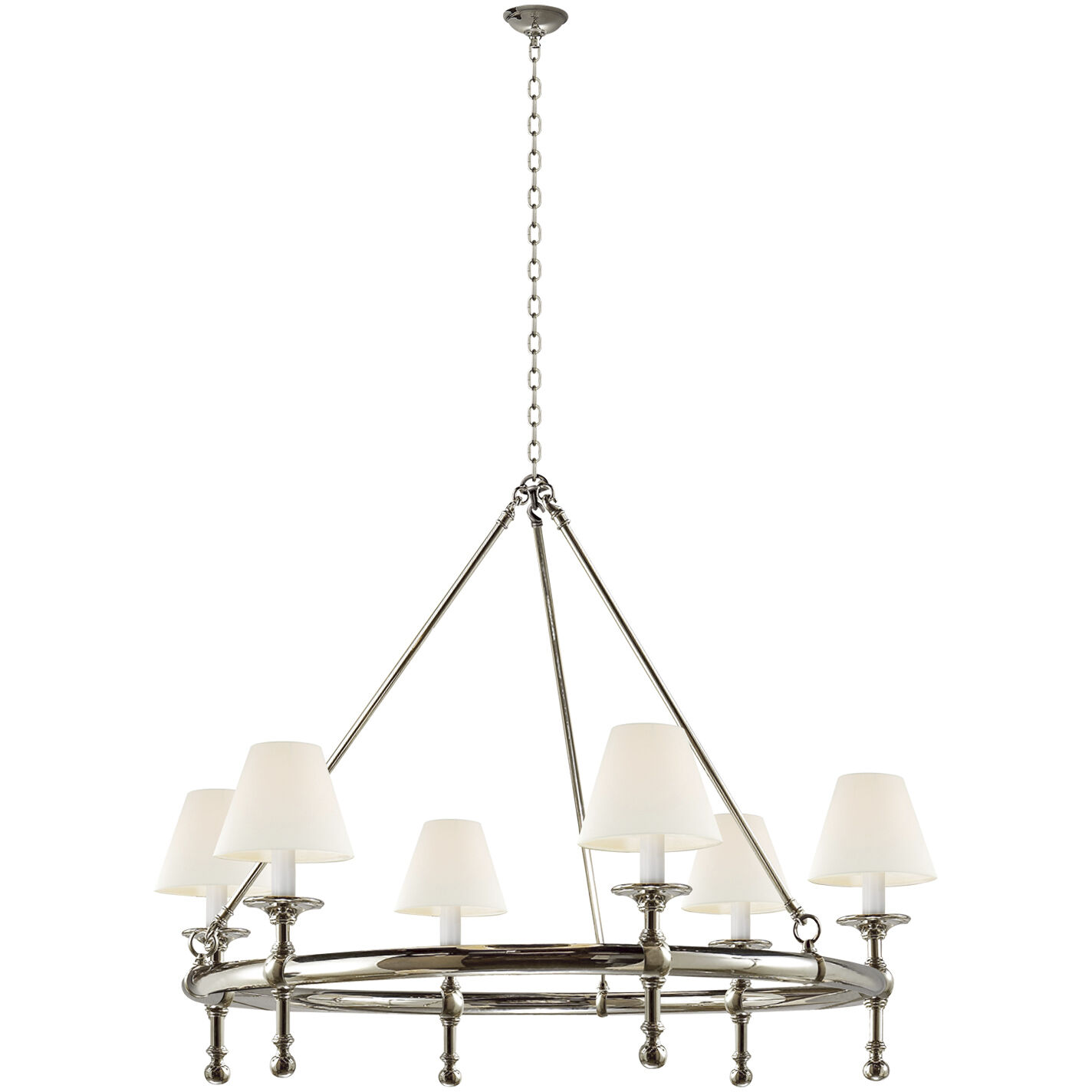 Chapman & Myers Classic2 6 Light 38.50 inch Chandelier
