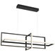 Bordo LED 15.75 inch Black Chandelier Ceiling Light