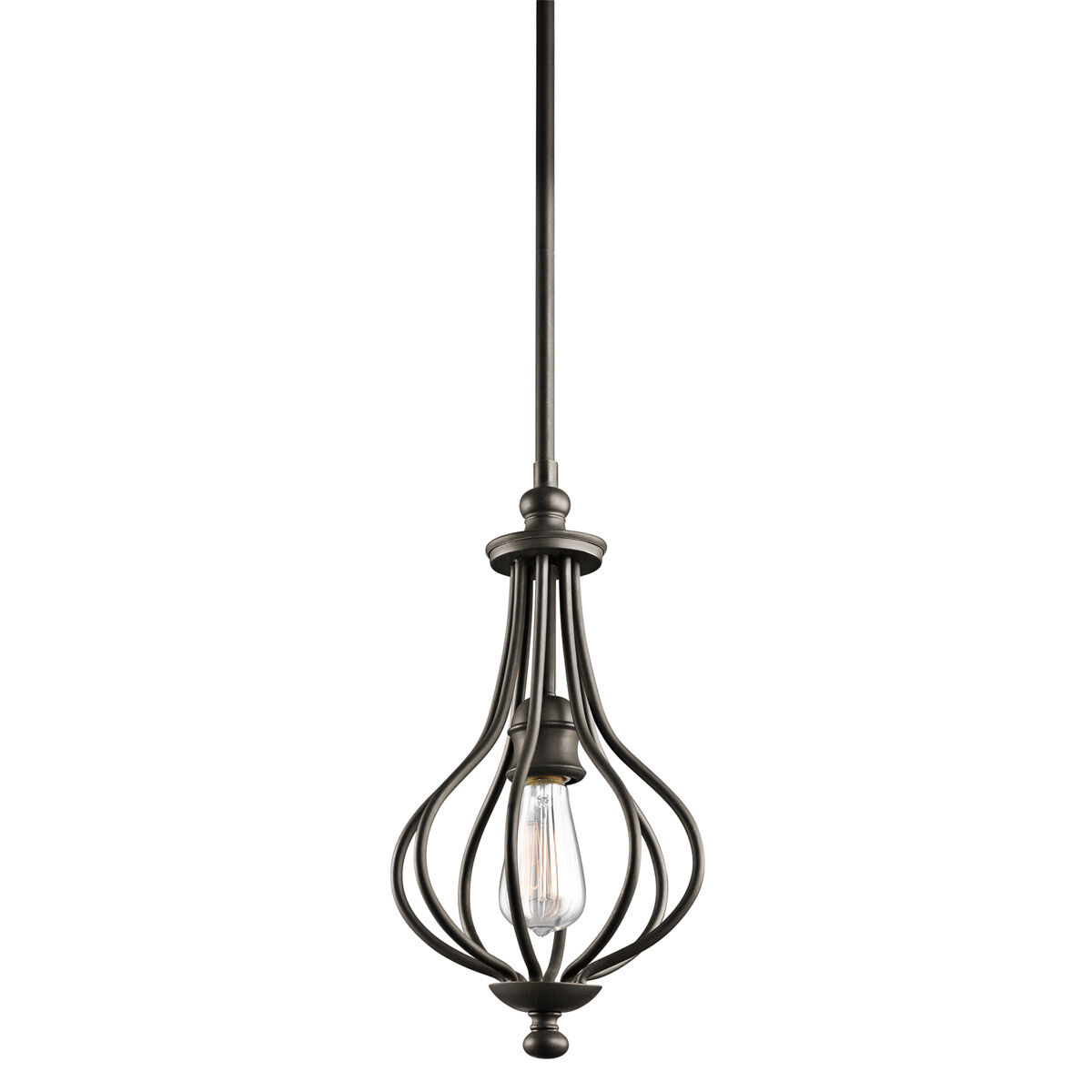 Kensington 1 Light 8 inch Olde Bronze Mini Pendant Ceiling Light