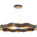 Vaughan LED 46 inch Bronze and Gold Chandelier Ceiling Light