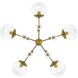 Traiton 5 Light 36 inch Gold Chandelier Ceiling Light