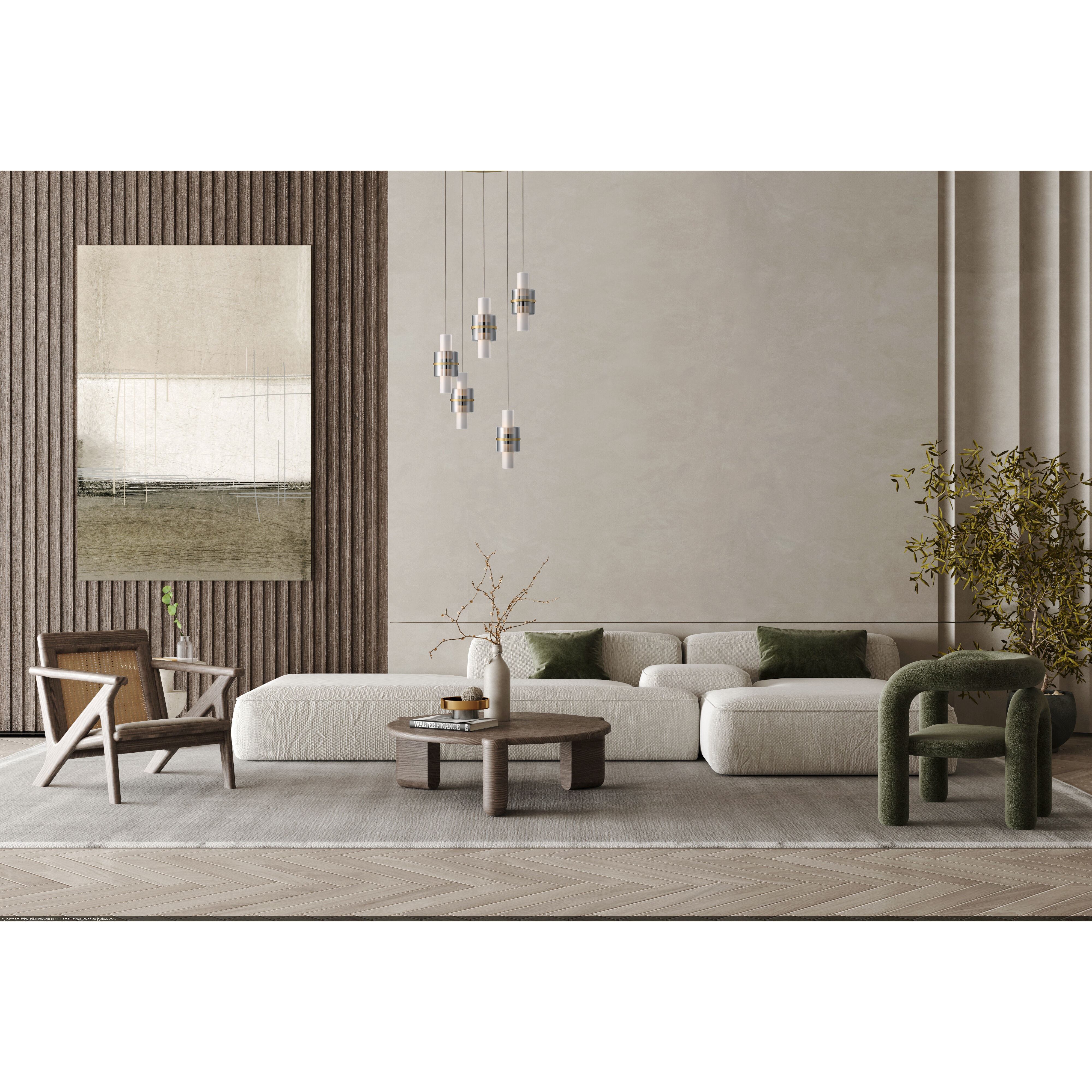 Rola LED 17.75 inch Gold Chandelier Ceiling Light