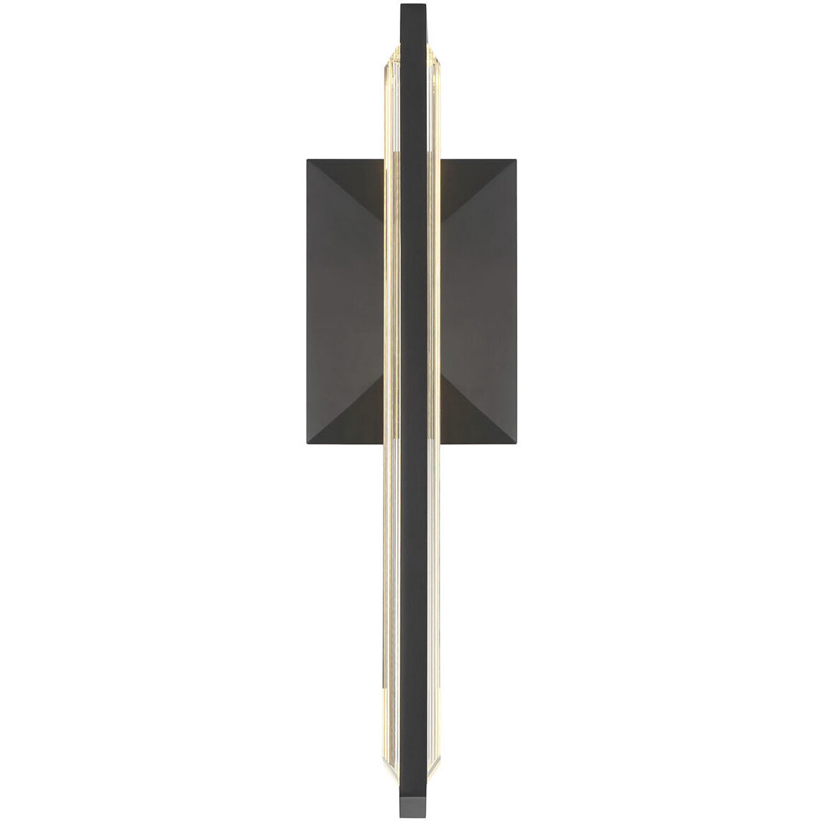 Aelin LED 18 inch Matte Black Outdoor Wall Sconce
