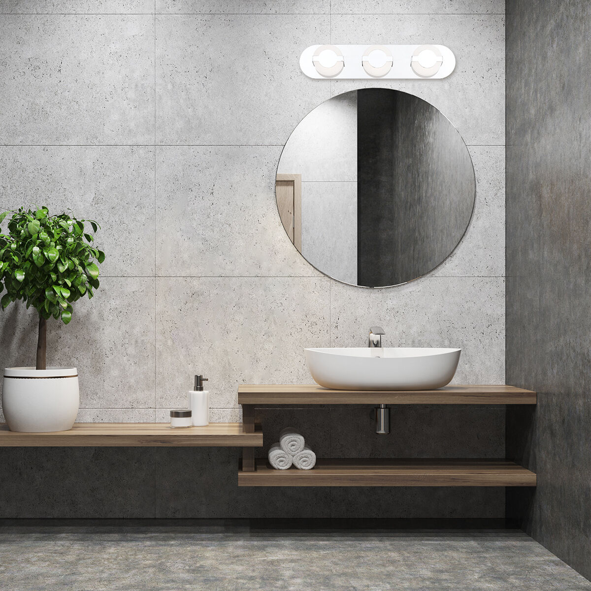 Balewood LED 22 inch Chrome Vanity Light Wall Light