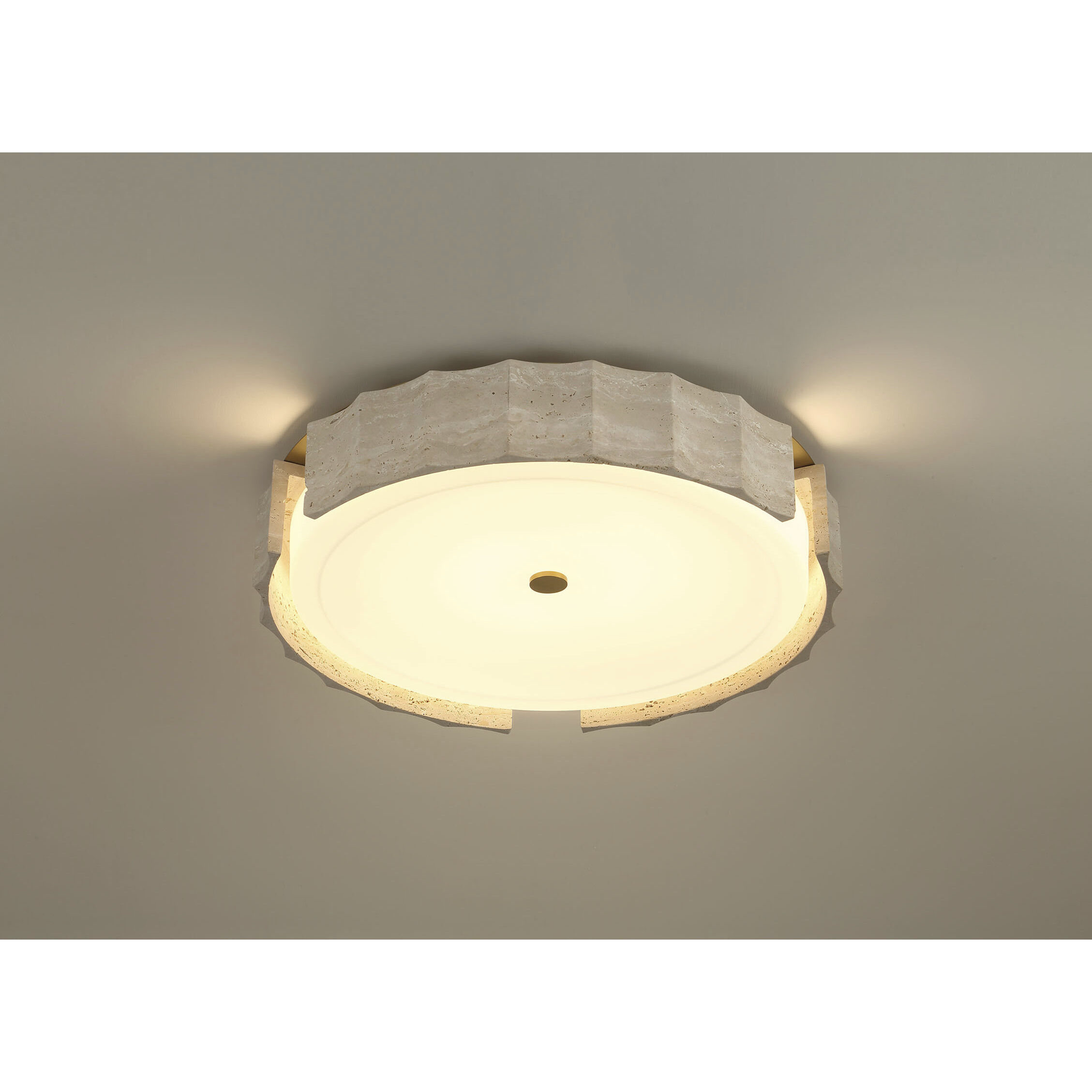 Roslington LED 23.75 inch Gold Flush Mount Ceiling Light