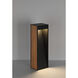 Timber 7 watt Wood Outdoor Bollard