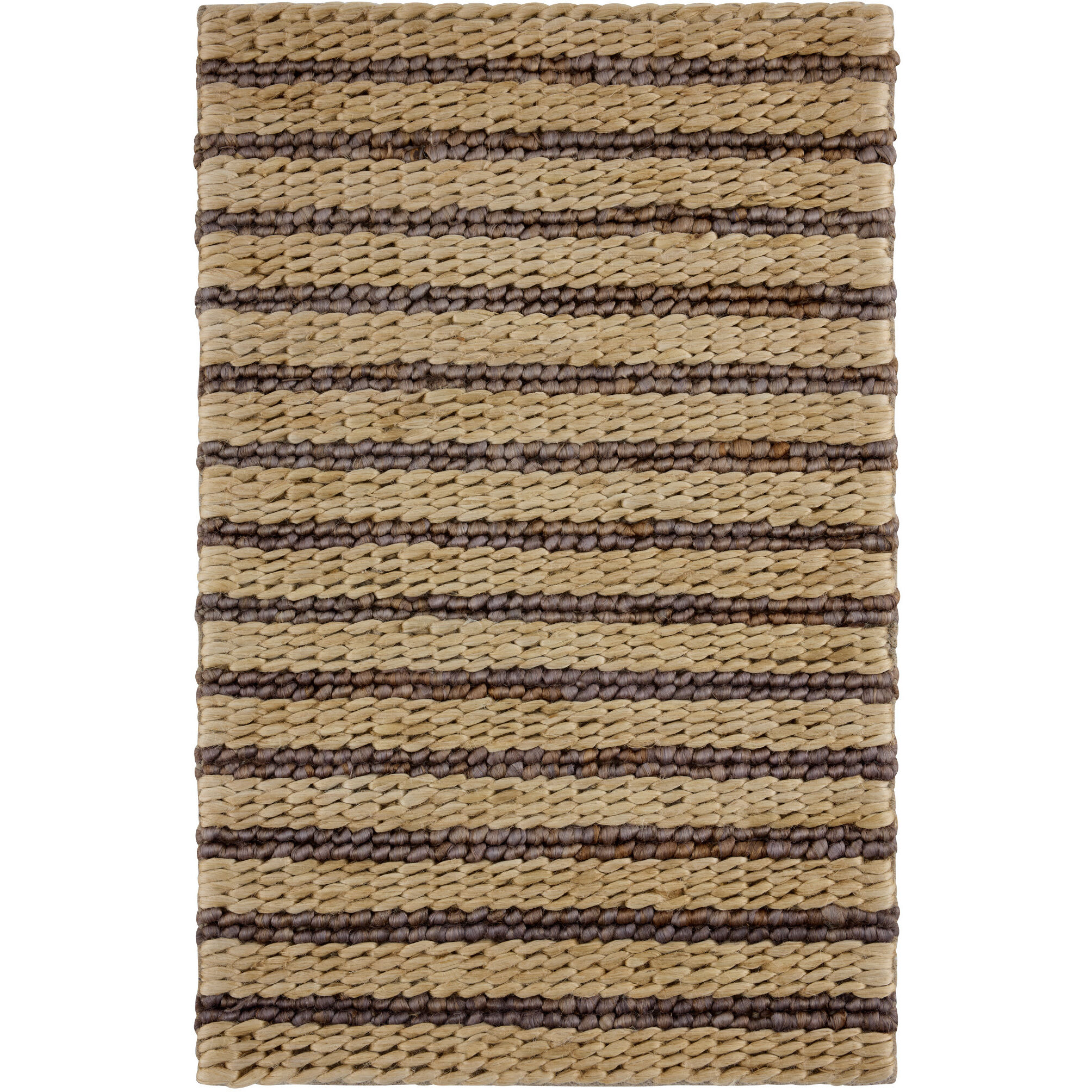 Natural Luxe Beige and Purple Indoor Rug
