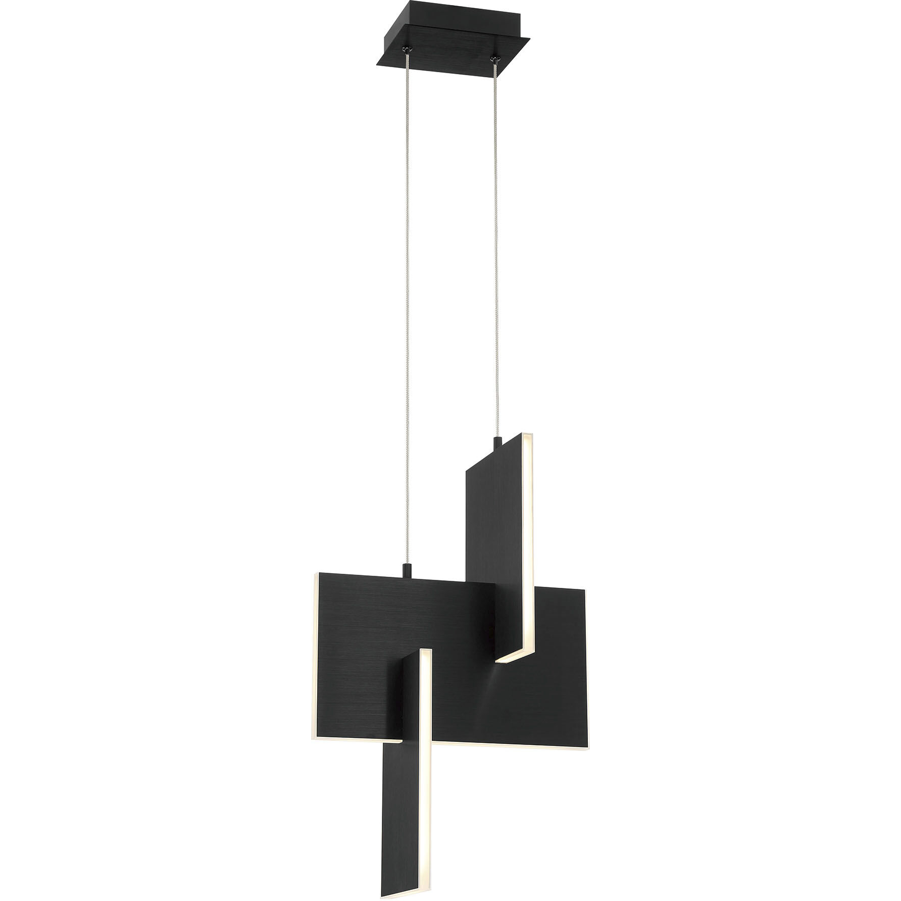 Coburg LED 8 inch Black Pendant Ceiling Light