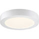 Brant 8.75 inch White Flush Mount Ceiling Light, Small