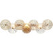 Sue Anne 3 Light 29.5 inch Gold Vanity Light Wall Light