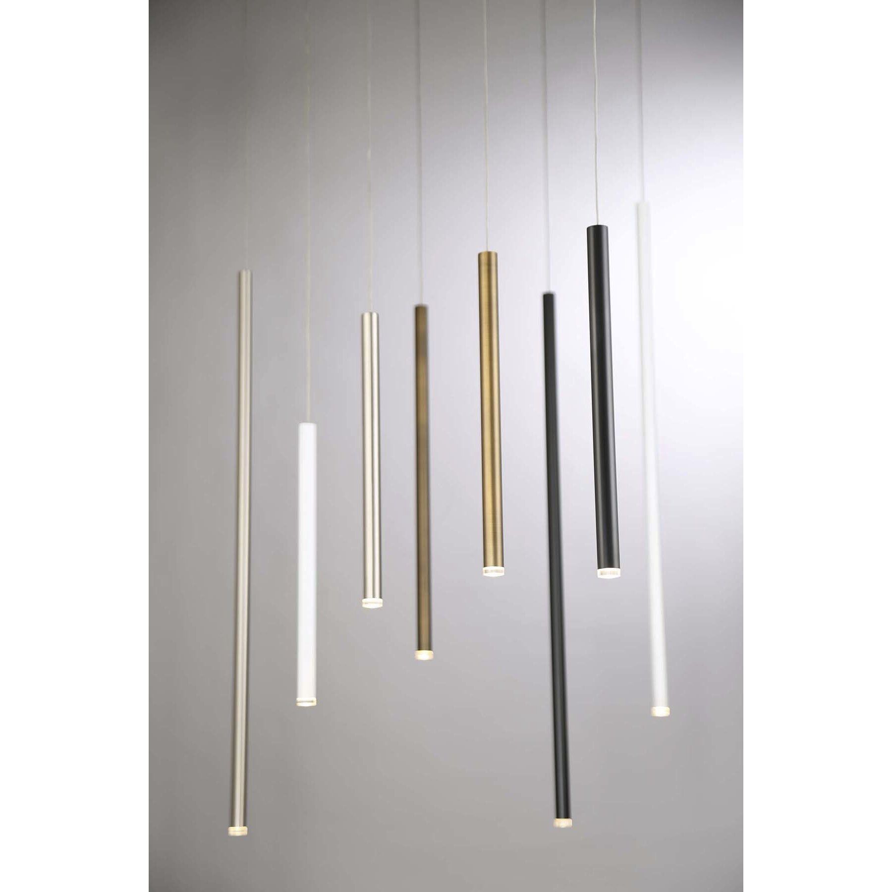 Navada LED 1 inch Brass Pendant Ceiling Light, Medium