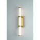 Fayton 1 Light 21 inch Gold Outdoor Wall Sconce