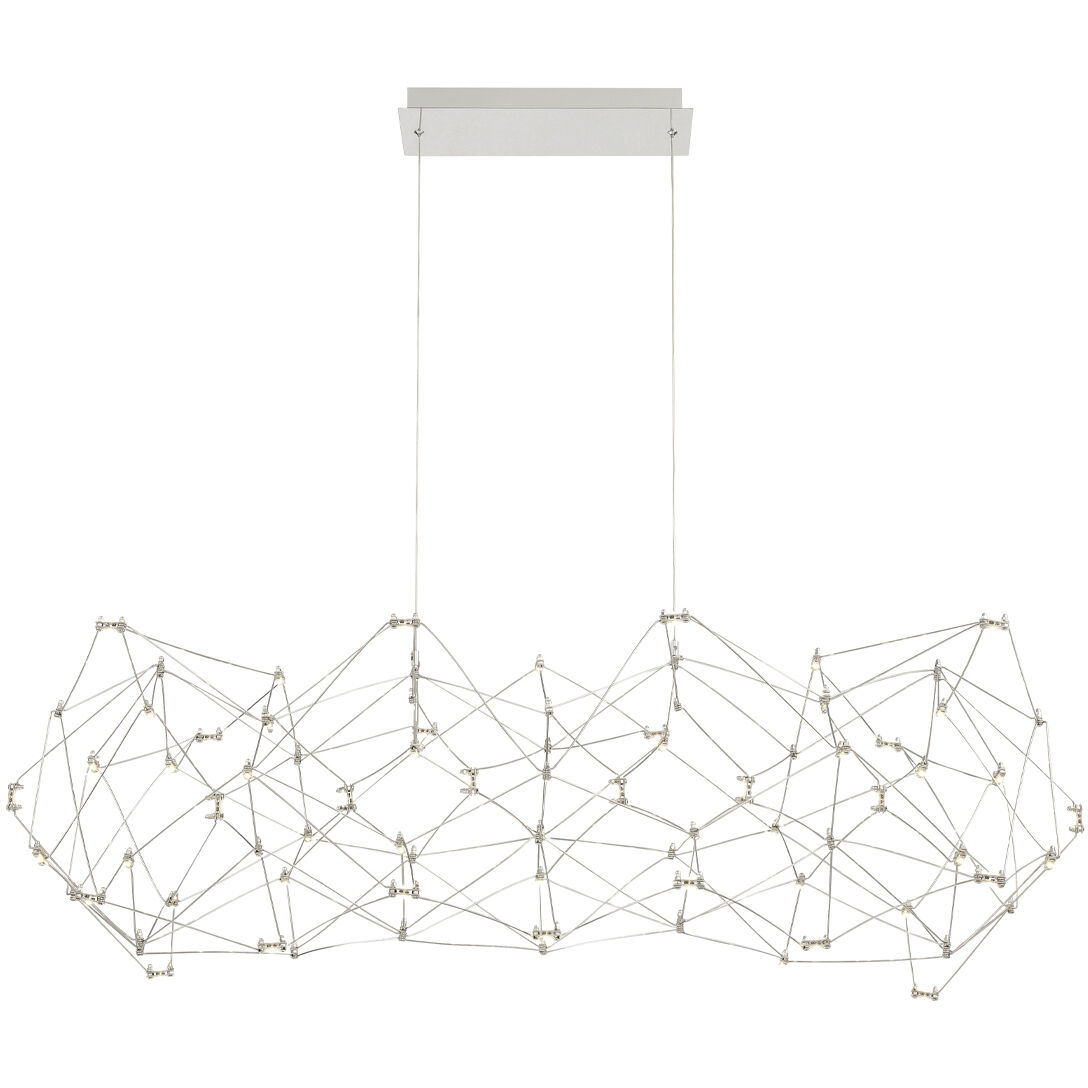 Leonardell Linear Chandelier Ceiling Light in Black