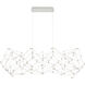 Leonardelli LED 22 inch Dark Chrome (Plated) Chandelier Ceiling Light