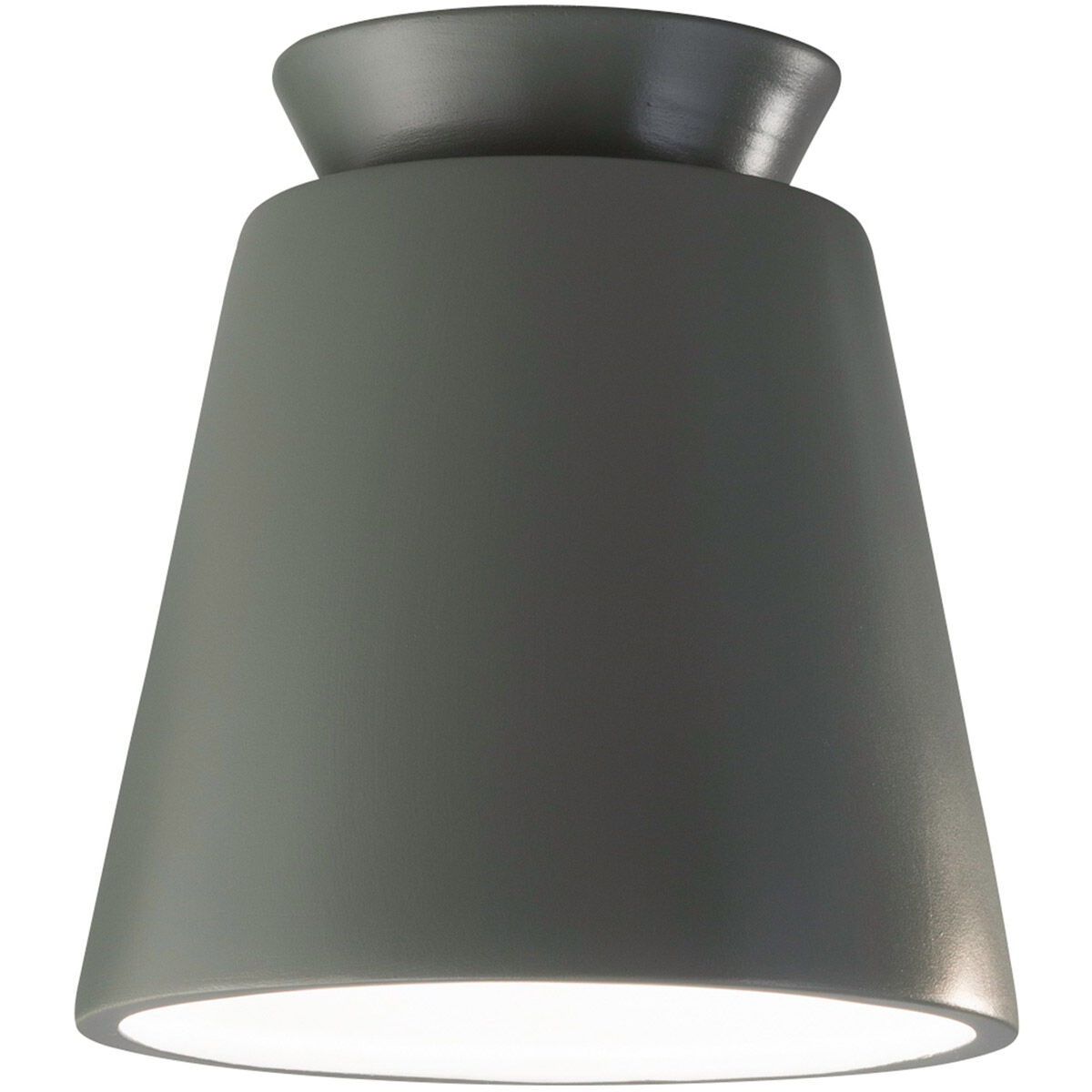 Radiance Collection LED 7.5 inch Antique Patina Outdoor Flush-Mount