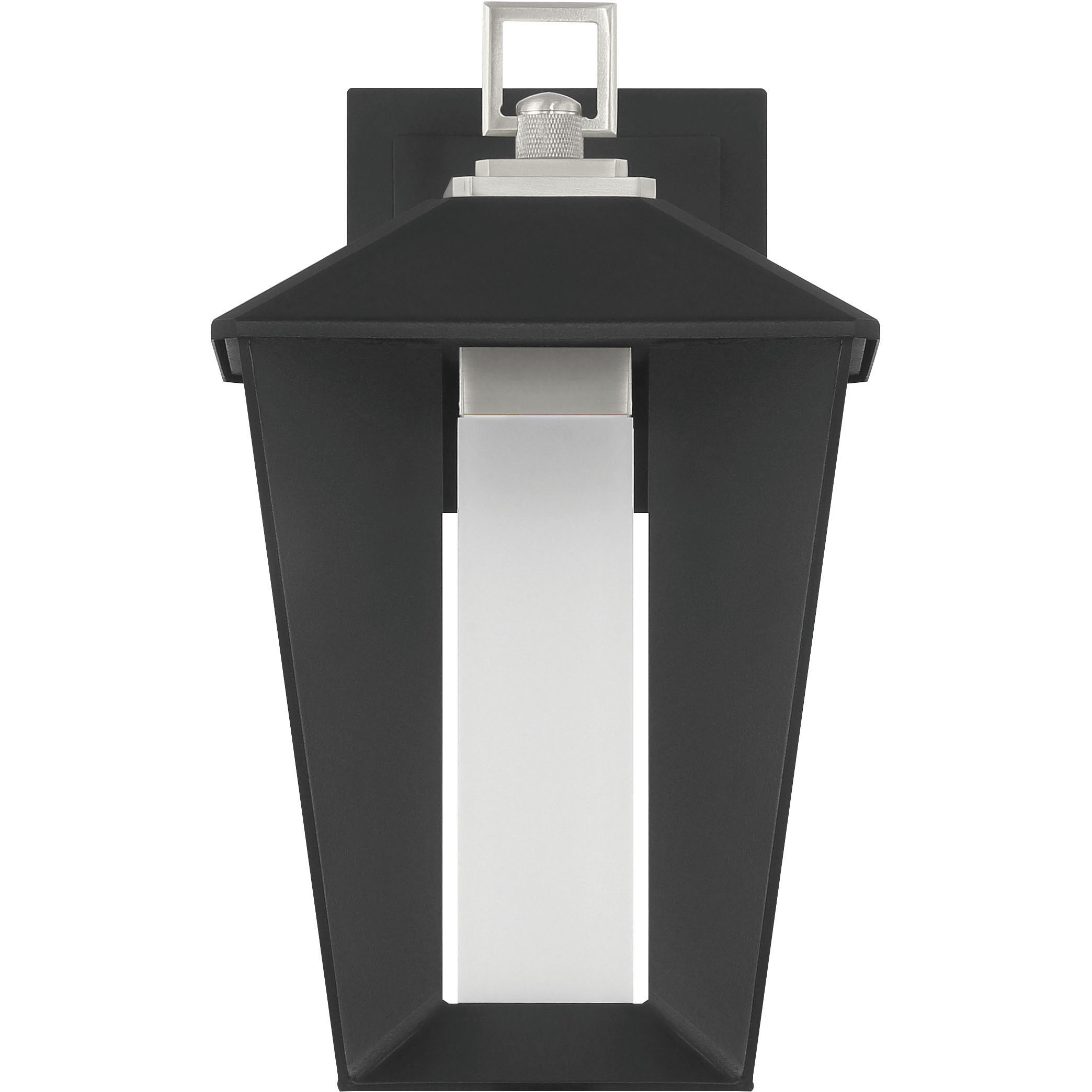 Andson LED 12.75 inch Satin Nickel-Sand Black Mix Outdoor Wall Sconce